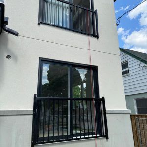 Low-maintenance balcony railings Toronto